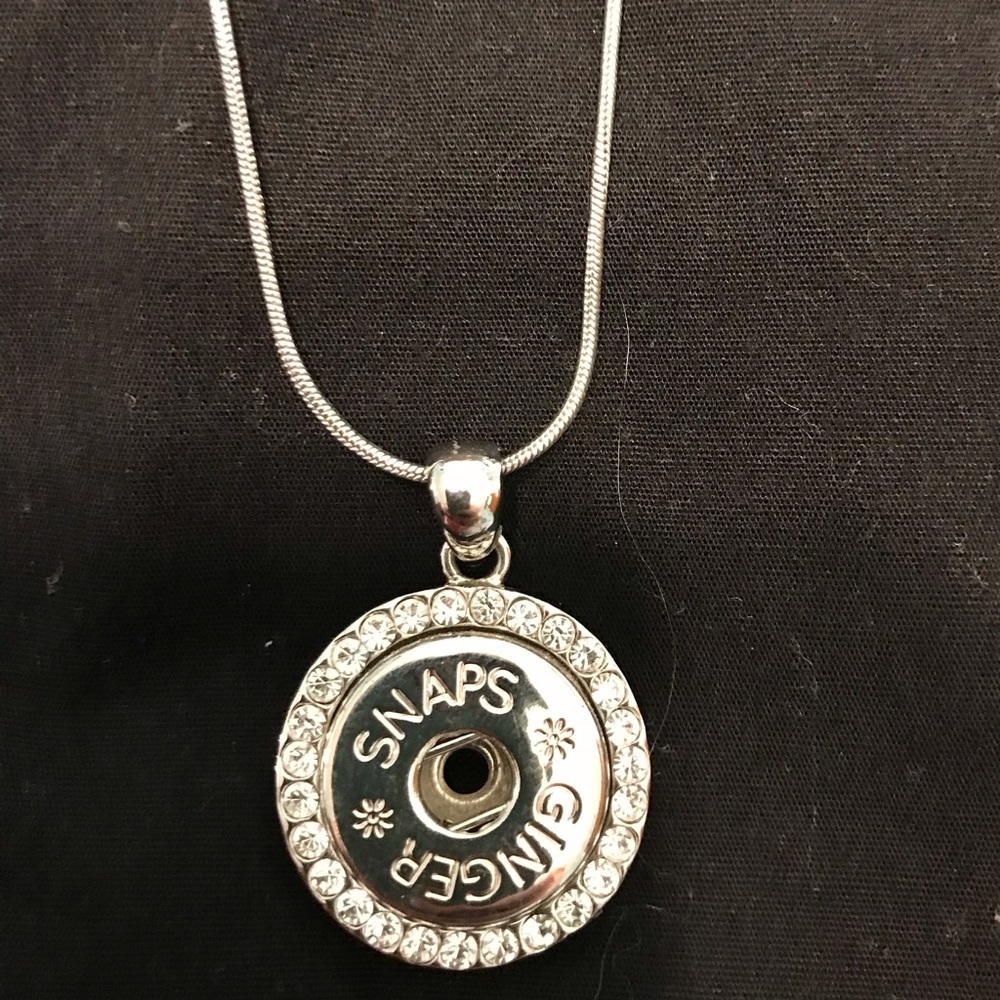 Ginger Snaps silver necklace.
